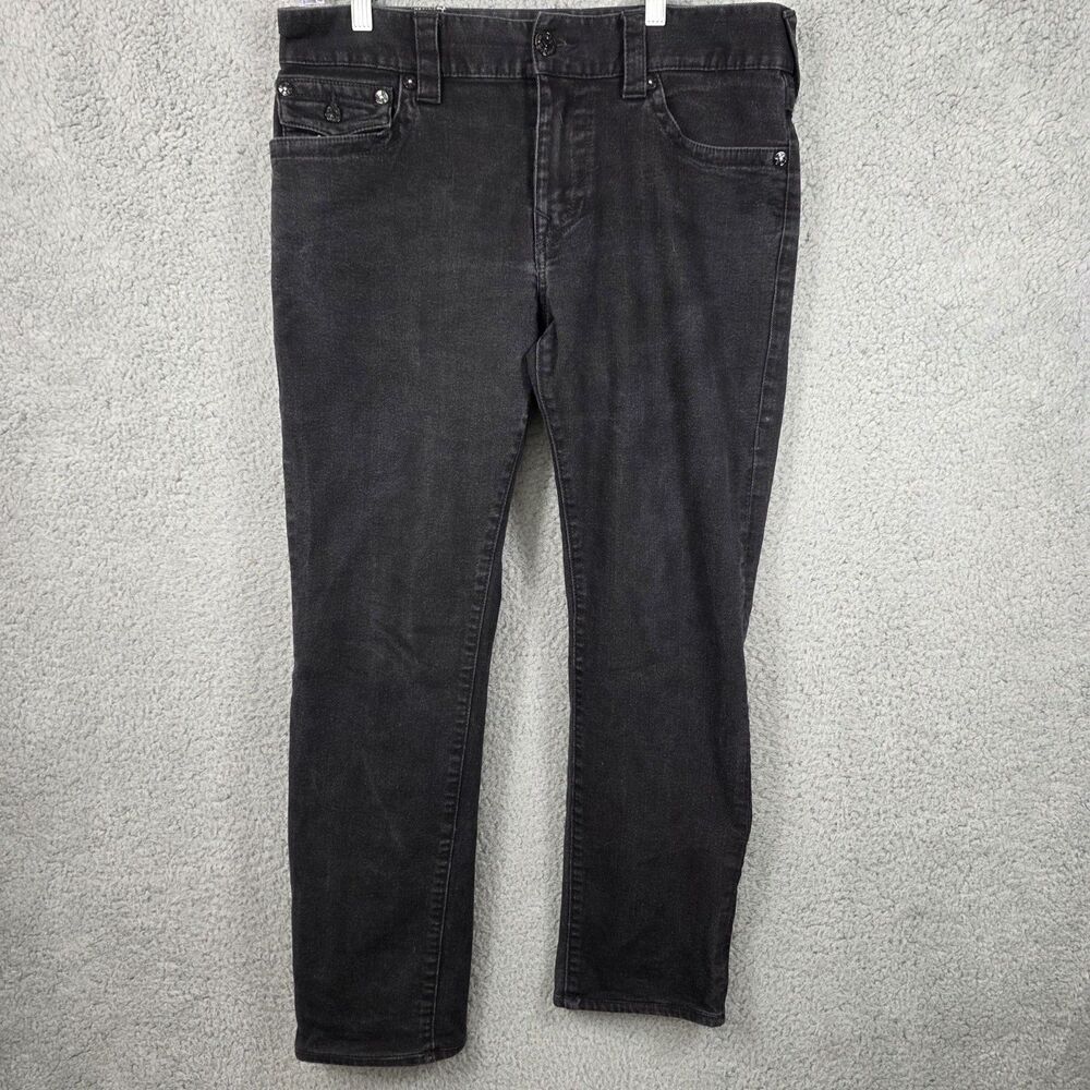 True Religion Rocco Relaxed Skinny Jeans Mens 32x26 Black